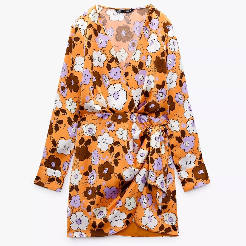 Zara Orange Dress